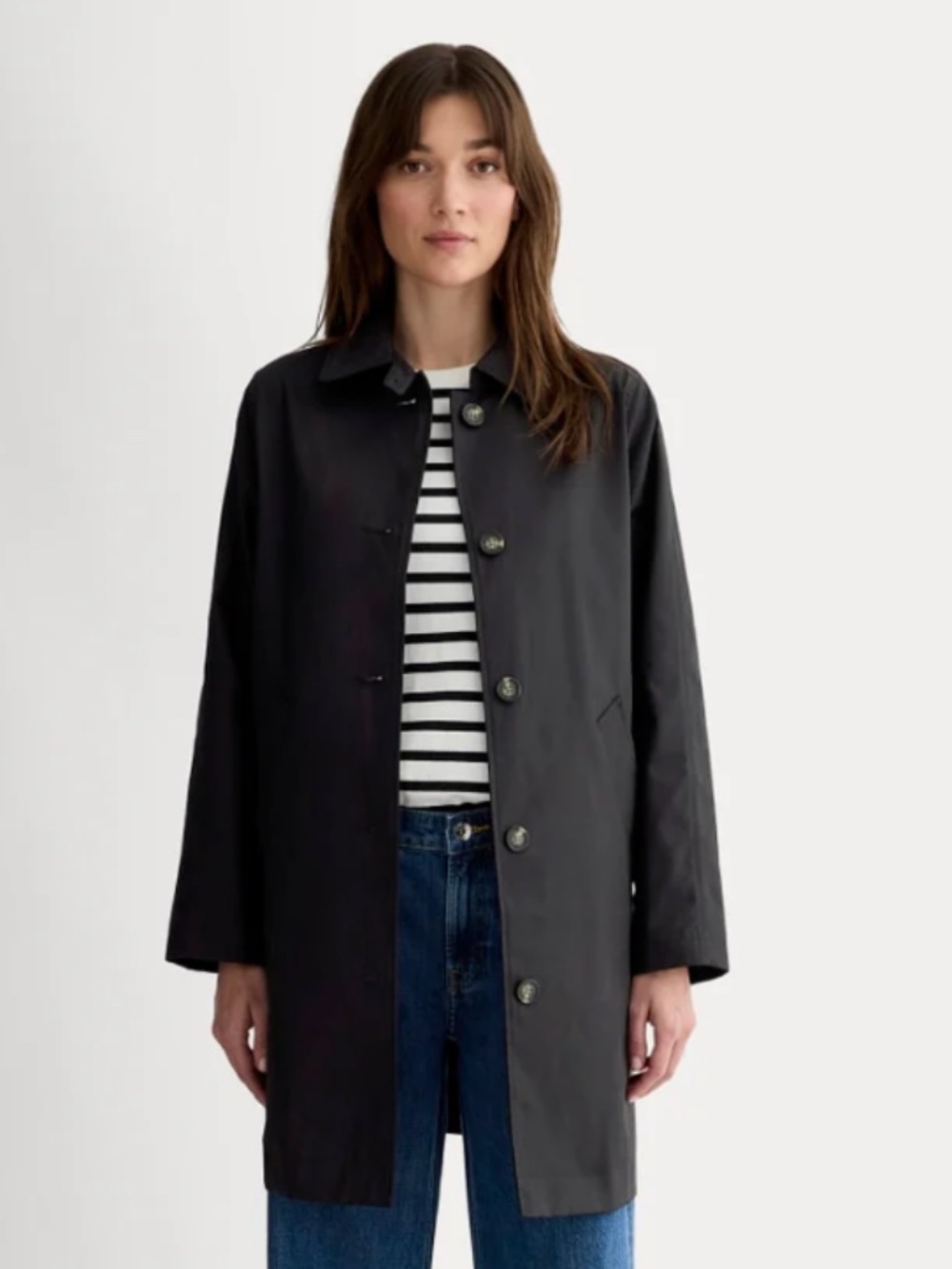 Everlane MAC Coat Black XS